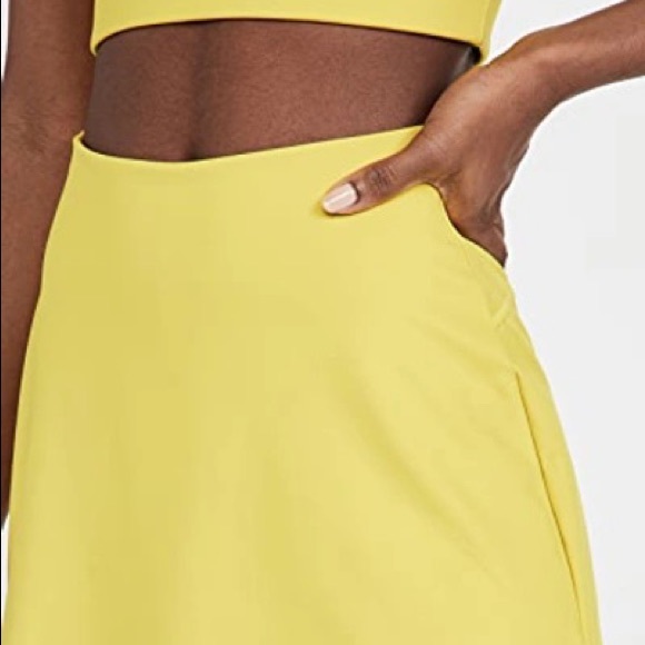 GIRLFRIEND COLLECTIVE Chartreuse Skort - Picture 3 of 5